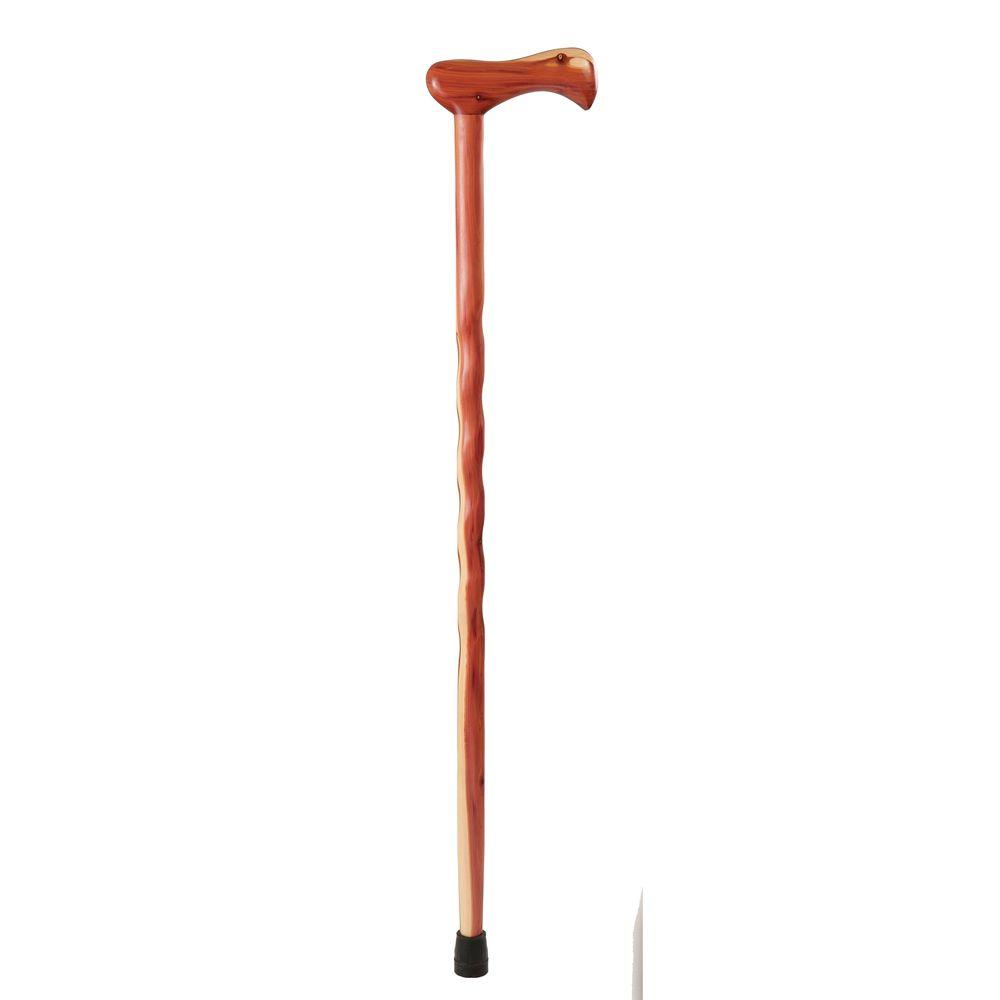 Brazos Walking Sticks 40 In Twisted Aromatic Cedar Walking Cane 502 3000 0159 The Home Depot 5010