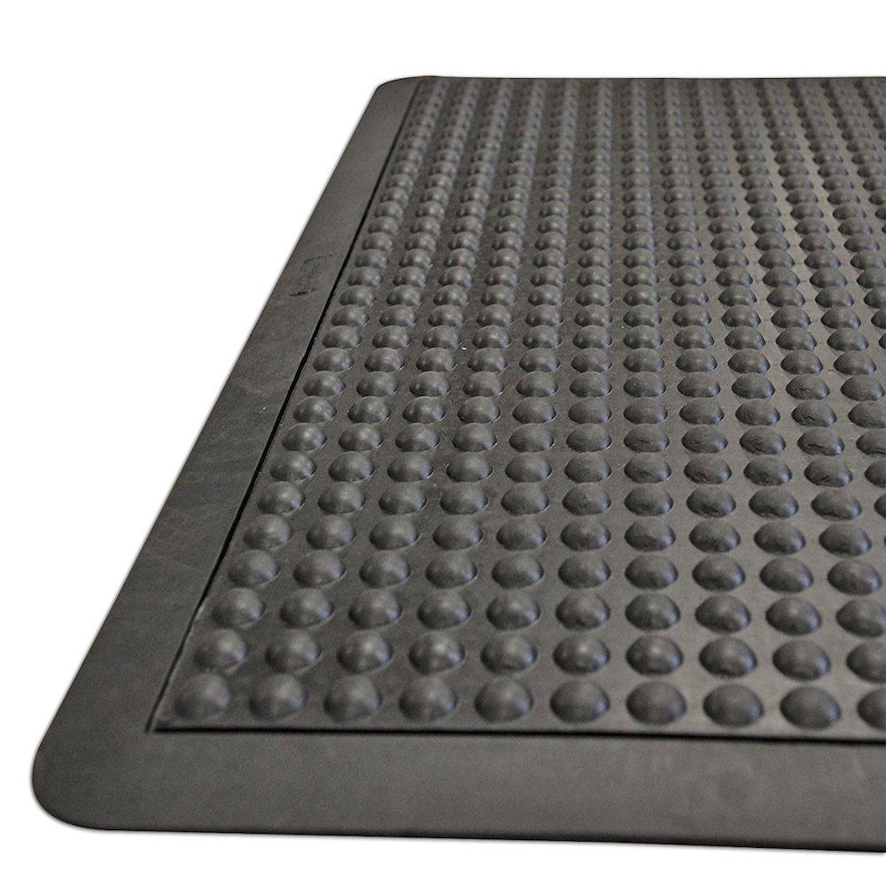 Rubber-Cal Bubble-Top 5/8 in. x 24 in. x 36 in. Anti-Fatigue Floor Mat ...