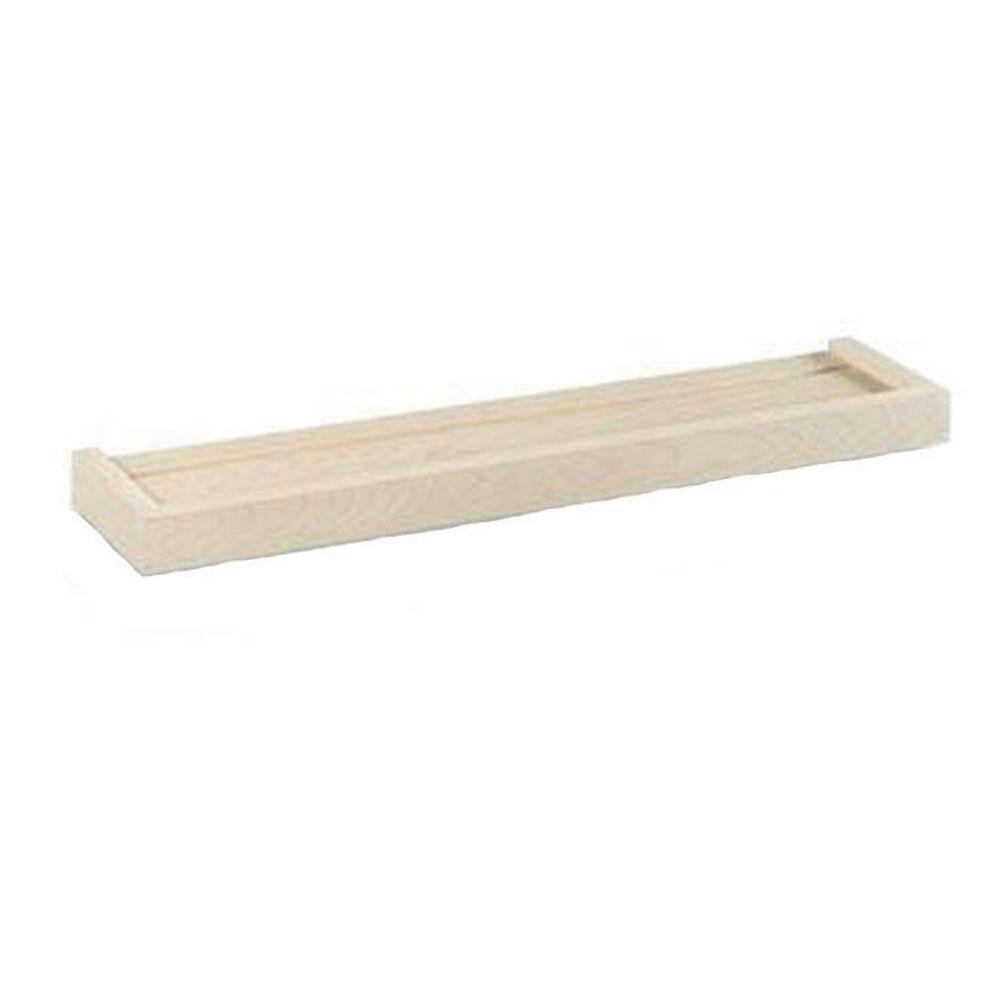 Home Decorators Collection 36 In X 5 25 Unfinished Euro Home Decorators Collection 36 In X 5 25 Unfinished Euro Floating Wall Shelf