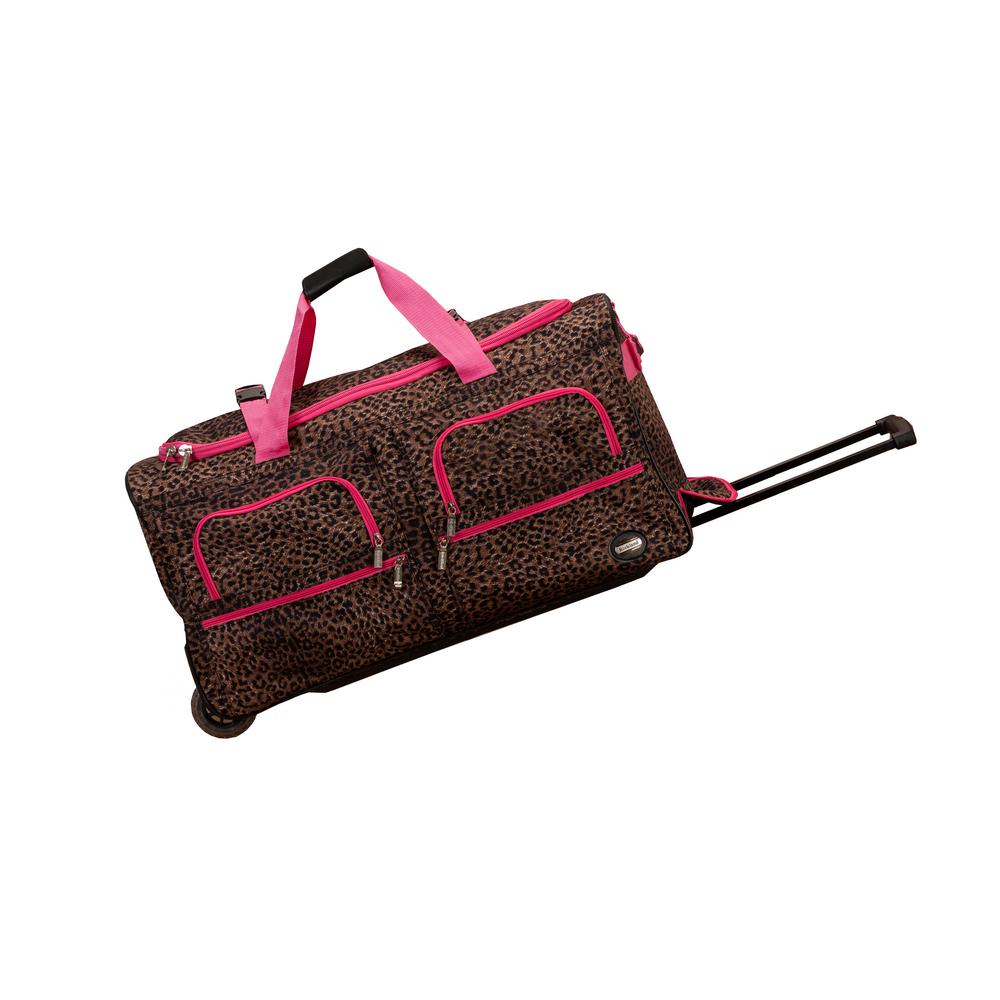 Rockland Voyage 30 in. Rolling Duffle Bag, Pinkleopard was $89.99 now $33.29 (63.0% off)