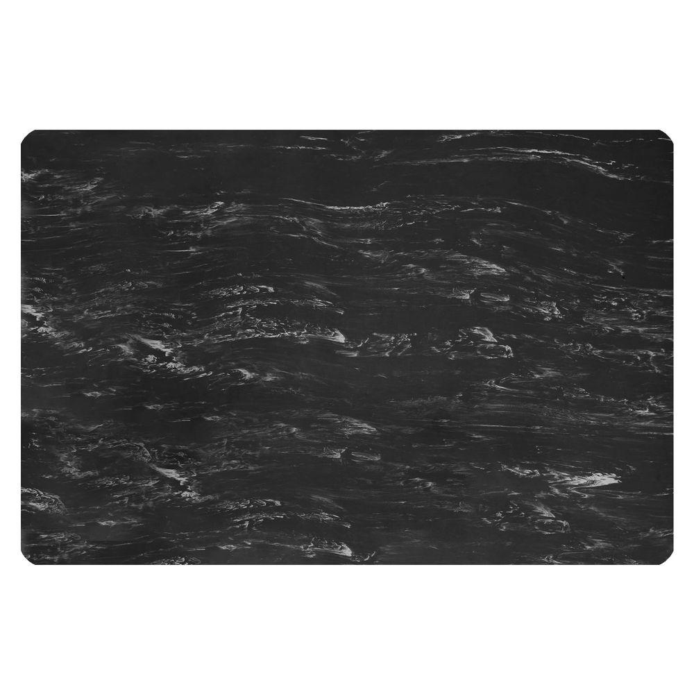 Notrax Marble Sof Tyle Black Marble 36 In X 60 In Rubber Top Pvc