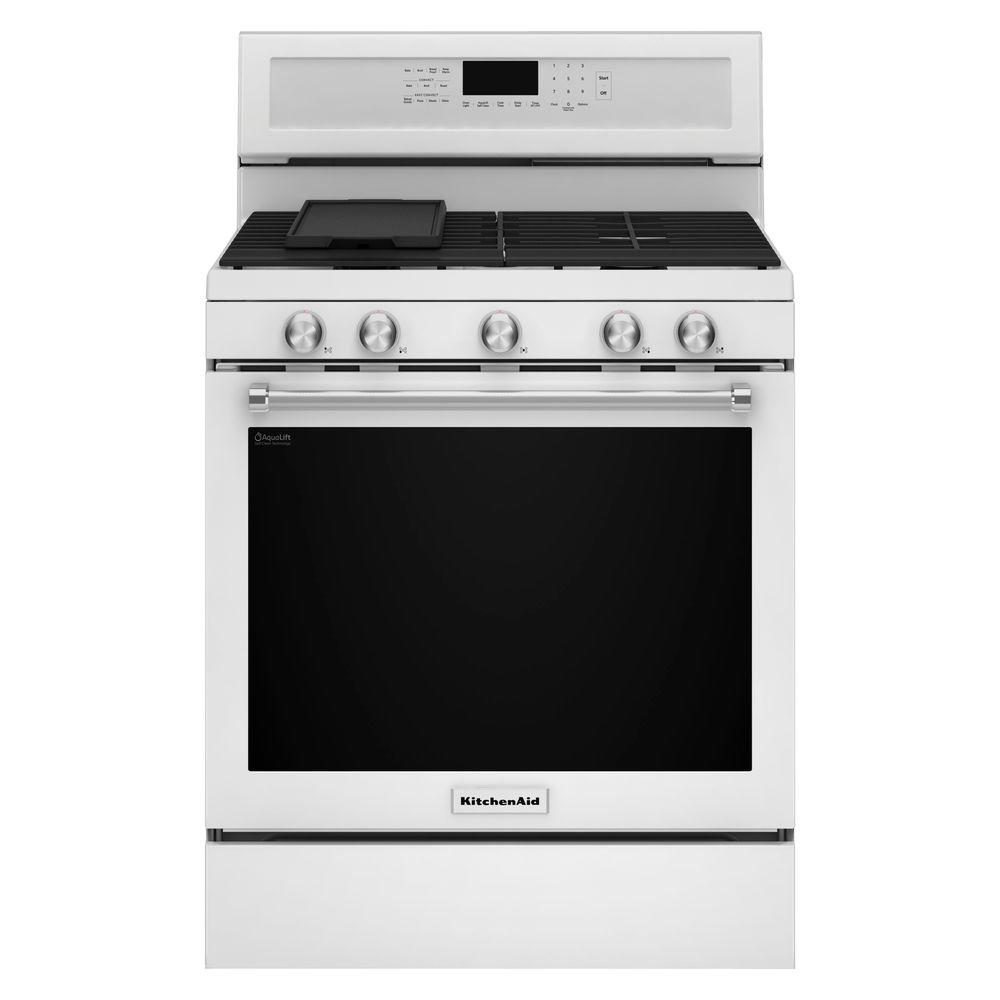 KitchenAid 20 cu. ft. French Door Refrigerator in White, Counter DepthKRFC300EWH The Home Depot