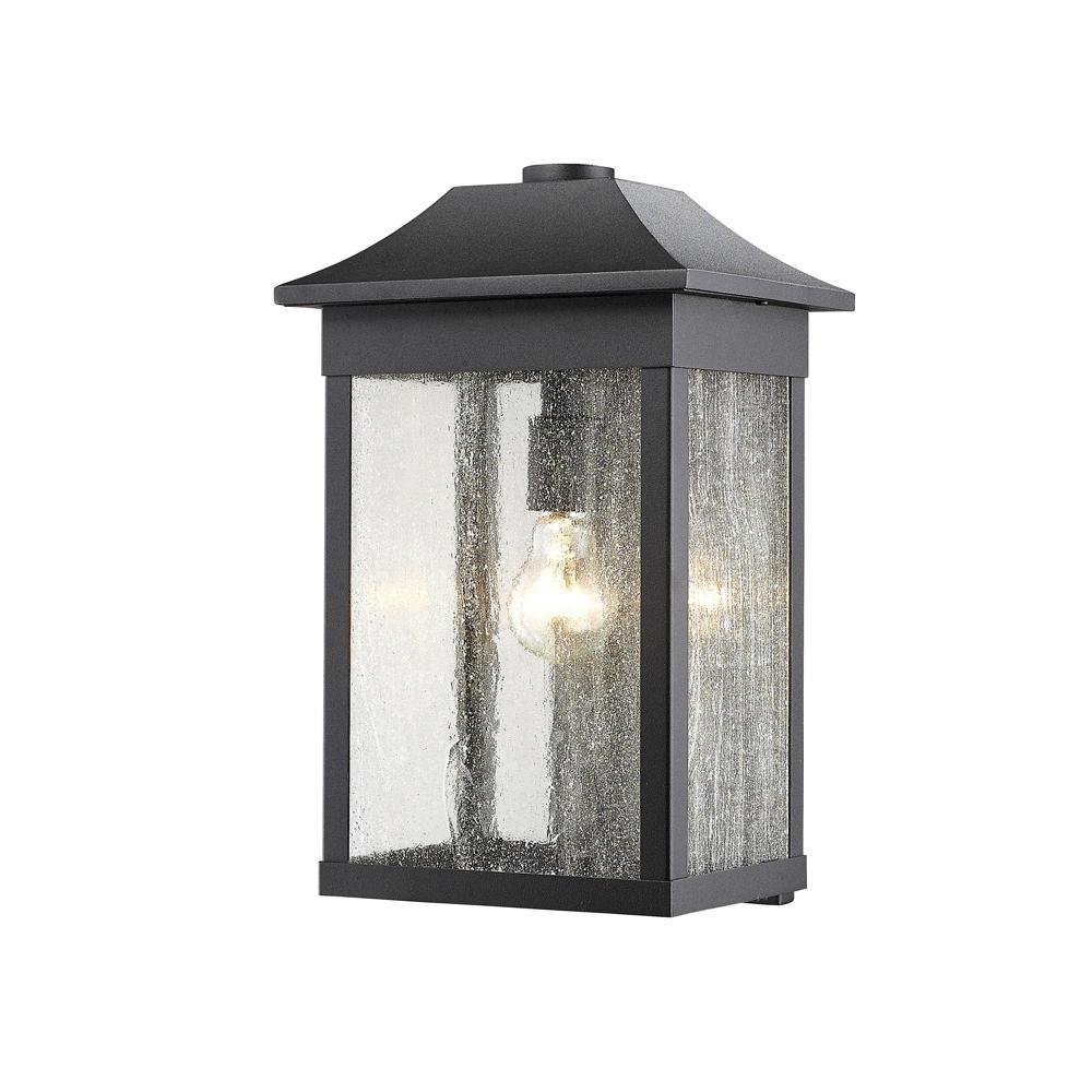 Artcraft 1 Light Black Outdoor Wall Mount Sconce Cli Acg005524 The 1 Light Black Outdoor Wall Mount Sconce