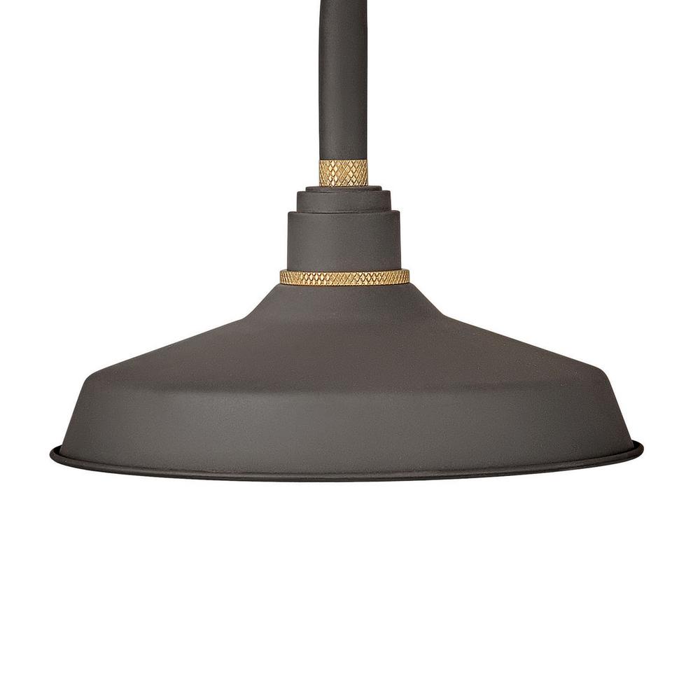 Hinkley Lighting Foundry Medium 1 Light Museum Bronze Gooseneck