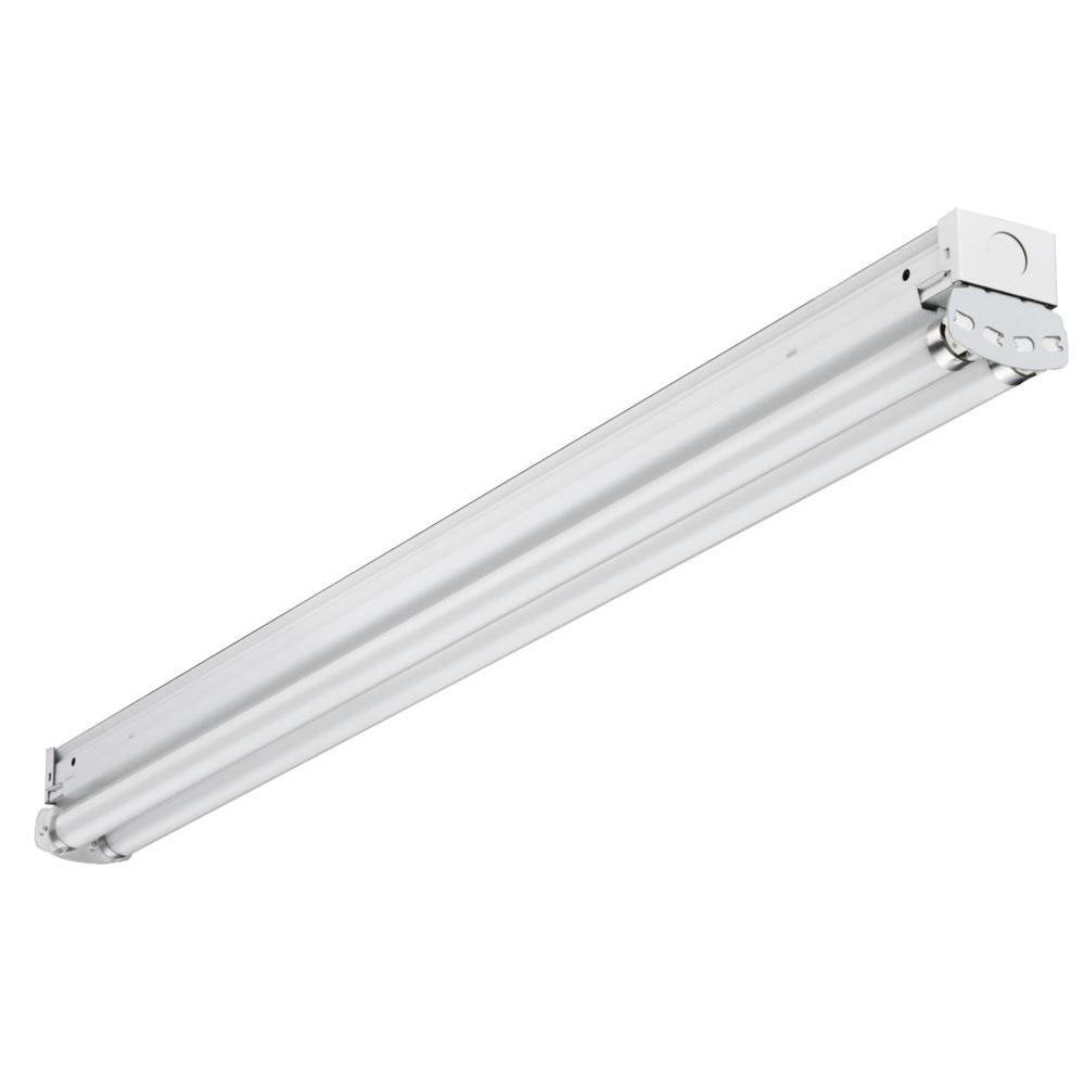 Fluorescent Strip Lights Commercial Lighting The Home Depot Z217 Mv 2 Ft Light White Fluorescent Low Profile