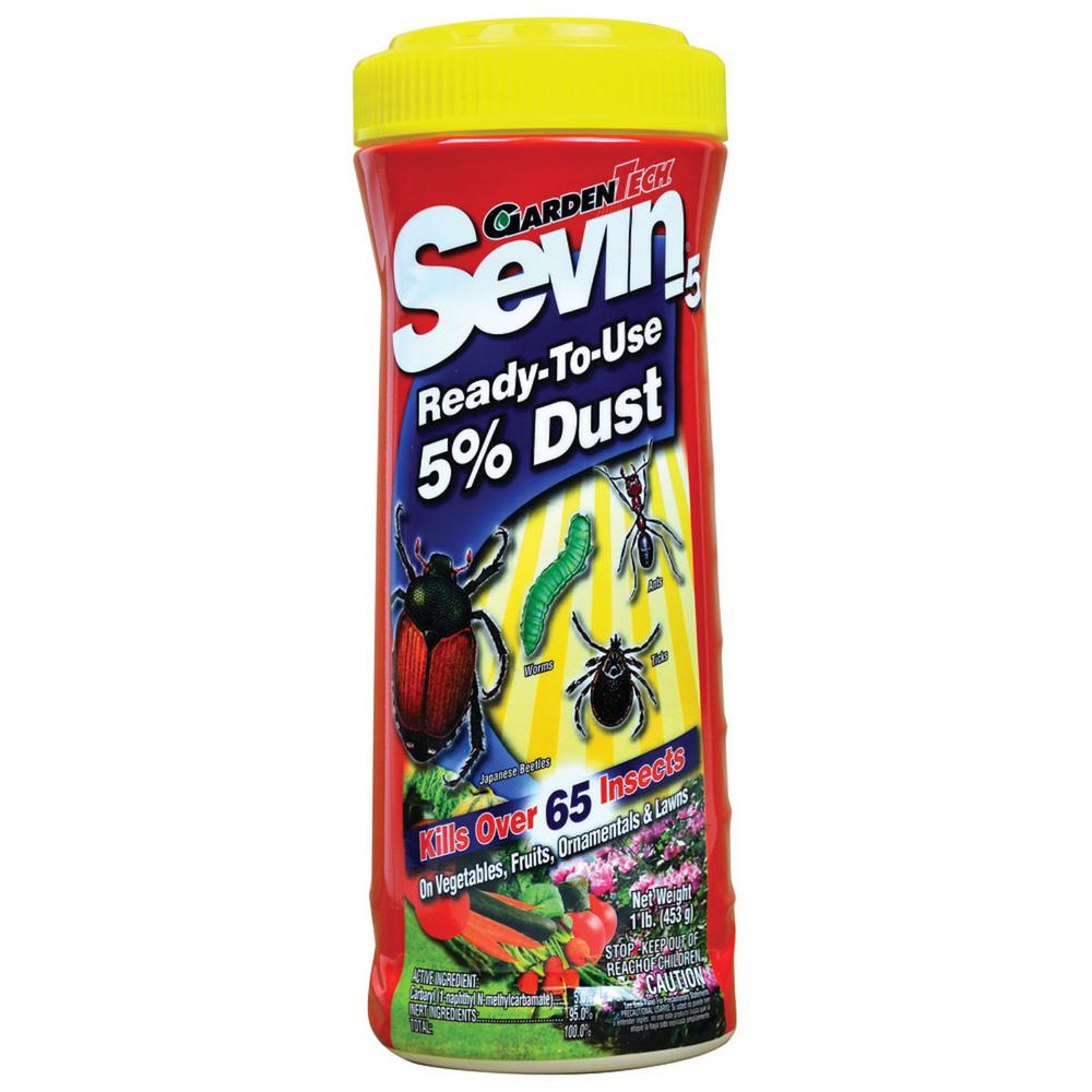 1 lb. Ready-to-Use 5% Dust Garden Insect Killer Shaker Canister (Case of 6)