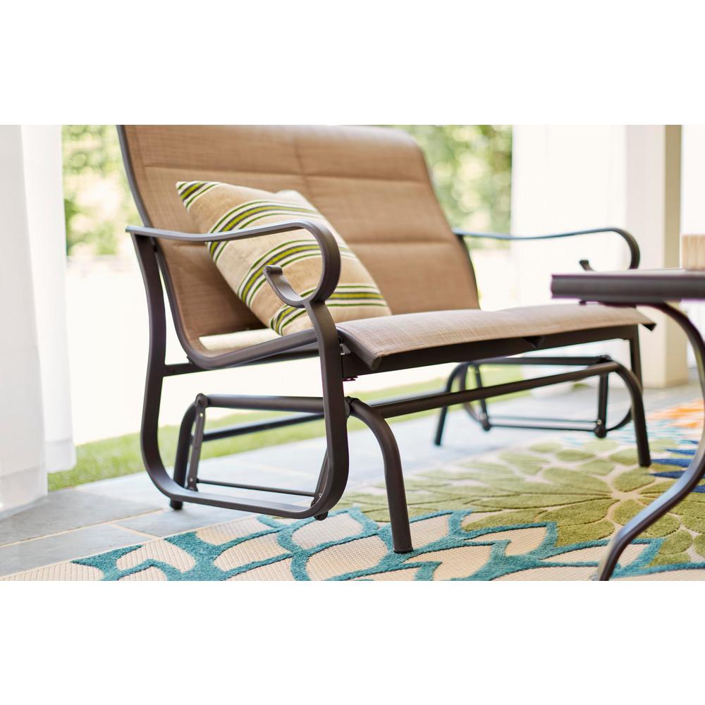 Glider Hampton Bay Patio Chairs Patio Furniture The Home Depot