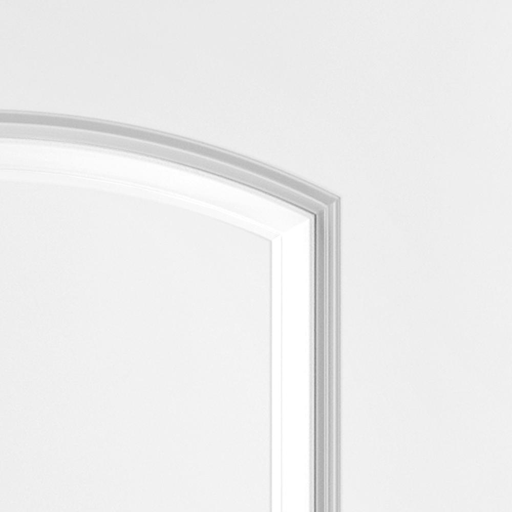 Masonite 30 In X 80 In Solidoor Roman Smooth 2 Panel Round Top Solid Core Primed Composite Interior Door Slab
