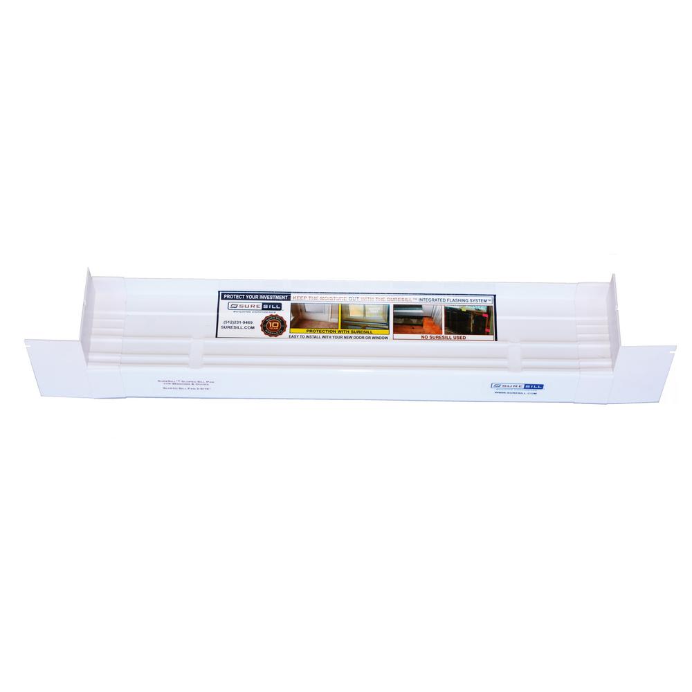 SureSill 31/4 in. x 78 in. Sloped Sill Pan for use on Vinyl Sliding