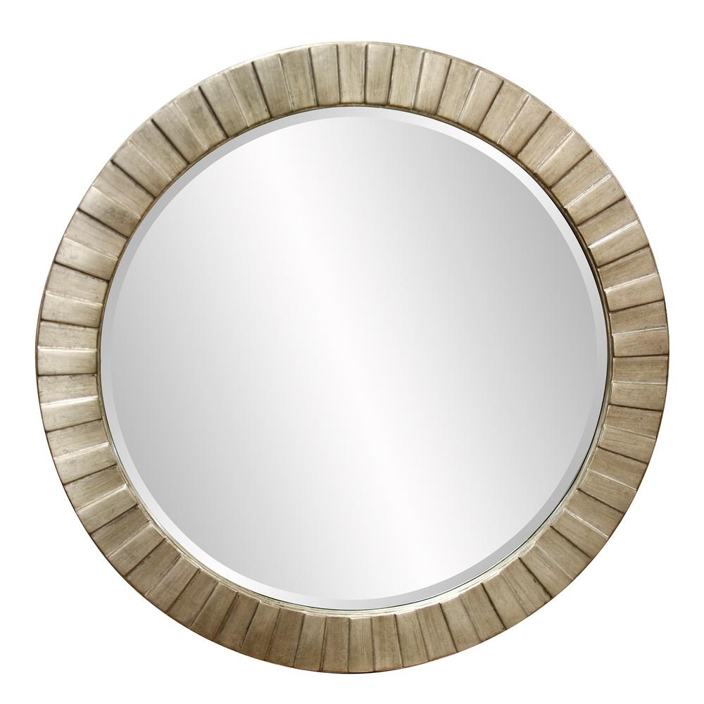 34 in. x 34 in. Round Framed Mirror6002 The Home Depot