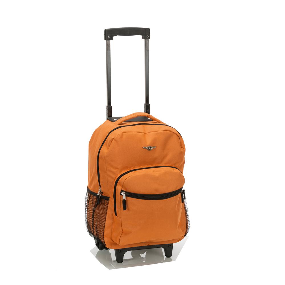 Rockland Roadster 17 in. Rolling Backpack, Orange was $80.0 now $27.2 (66.0% off)