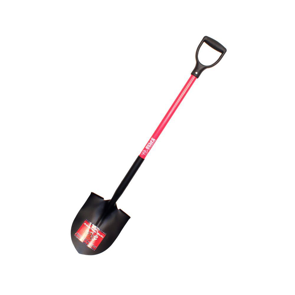 shovel with round handle