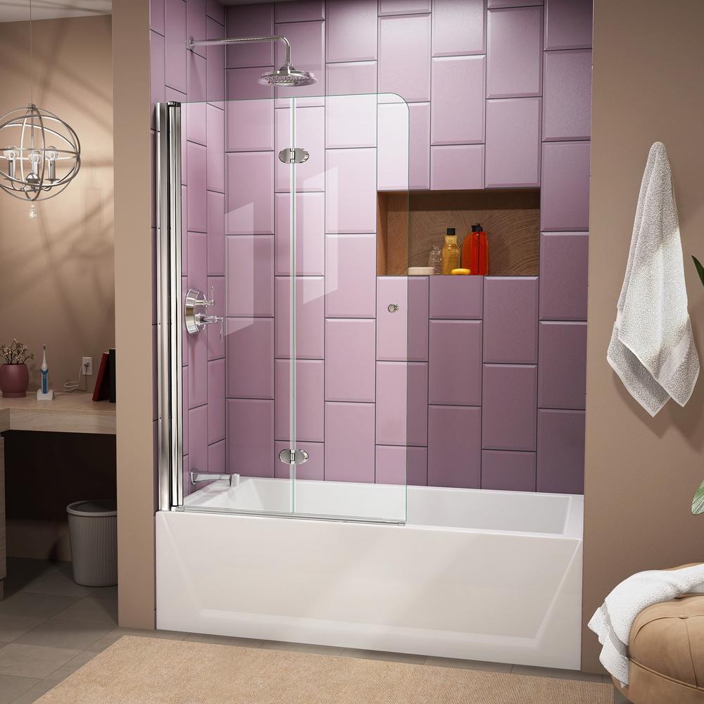 seamless shower doors for tubs