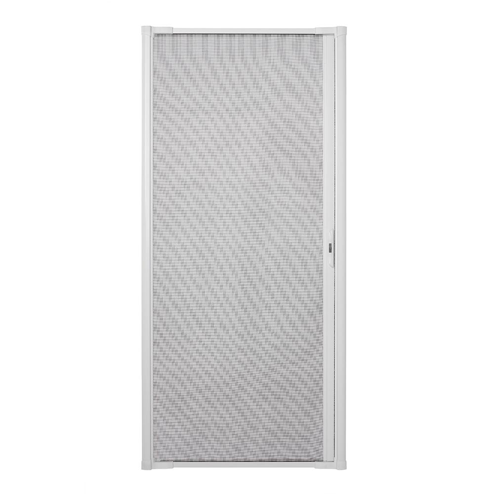 Andersen 36 In X 80 In 3000 Series White Right Hand Fullview Easy Install Aluminum Storm Door With Brass Hardware 3fvbezr36wh The Home Depot