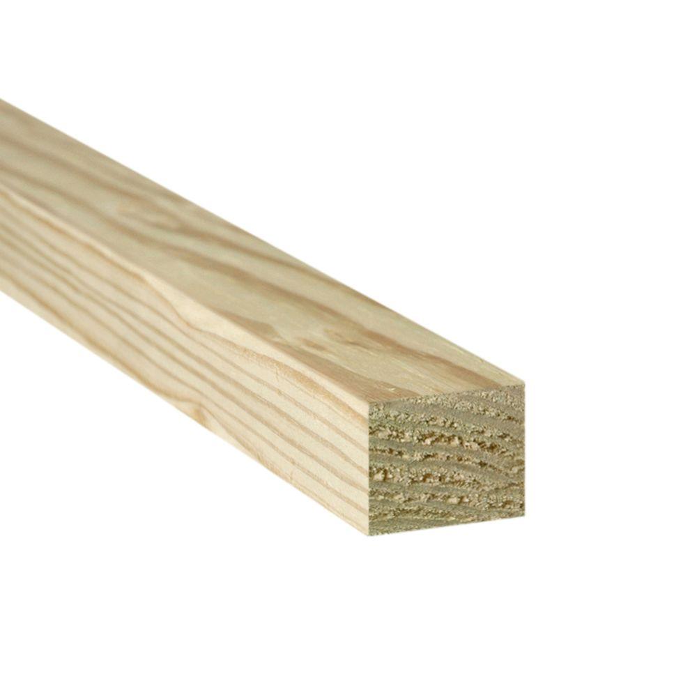 2 in x 2 in x 4 ft Pressure Treated Lumber 387441 The 