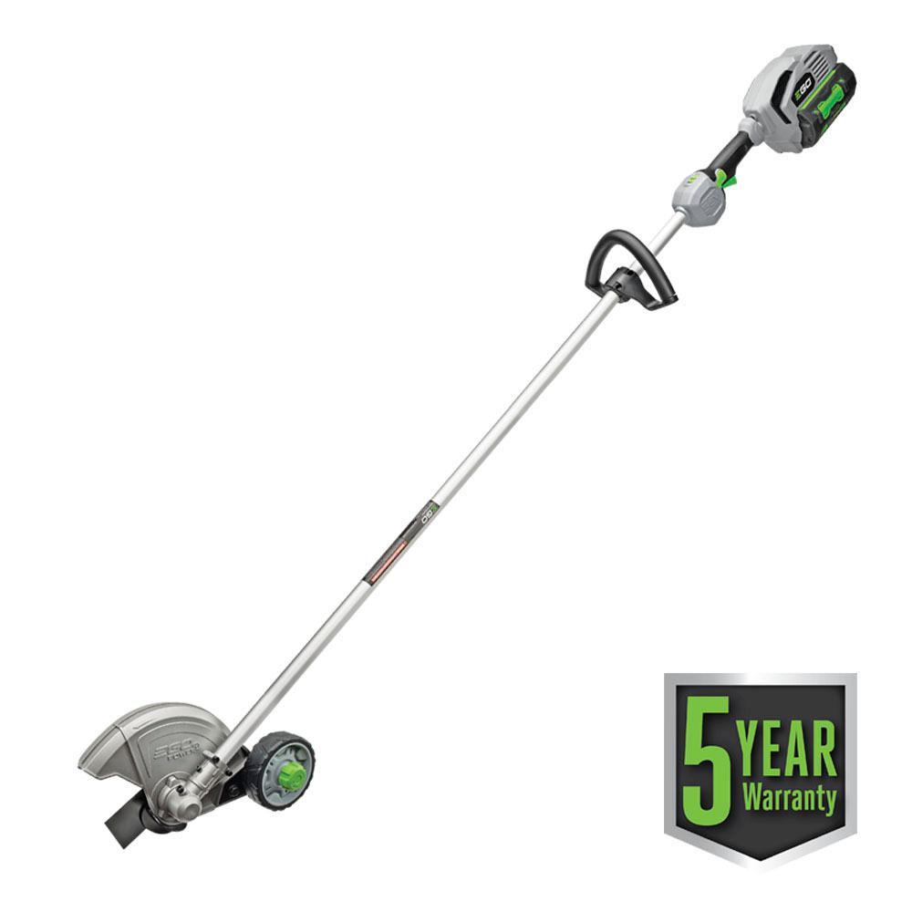 Ego 56 Volt Lithium Ion Cordless Electric Rear Motor Edger Kit 5 0 56 Volt Lithium Ion Cordless Electric Rear Motor Edger Kit 5 0ah Battery 210 Watt Charger