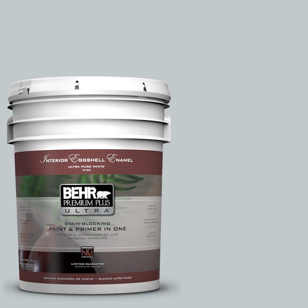 BEHR Premium Plus Ultra 5 gal. 730E3 River Rock Eggshell Enamel