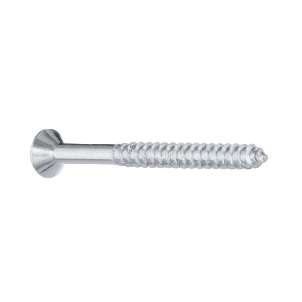 #10 X 1-1//4 Wood Screws Flat Phillips Steel Zinc 2000 pcs
