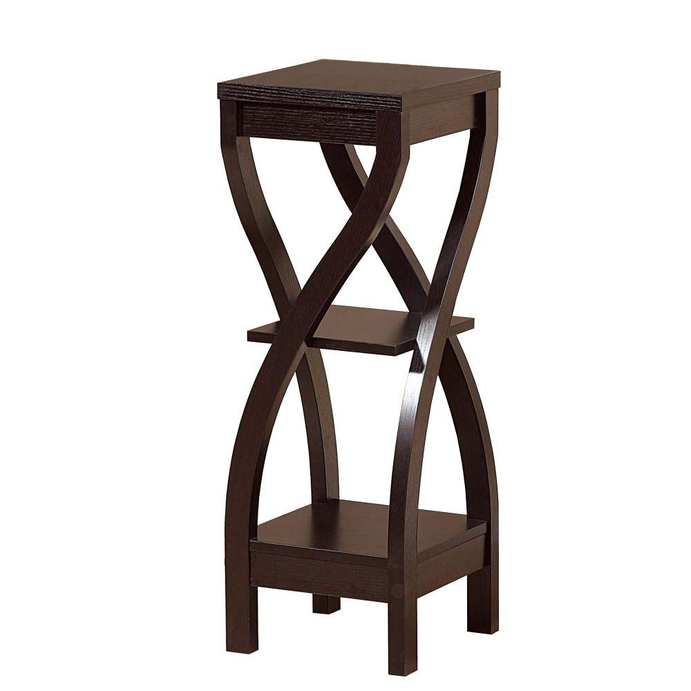 International Concepts Weathered Taupe Gray Solid Wood 36 in. XSided