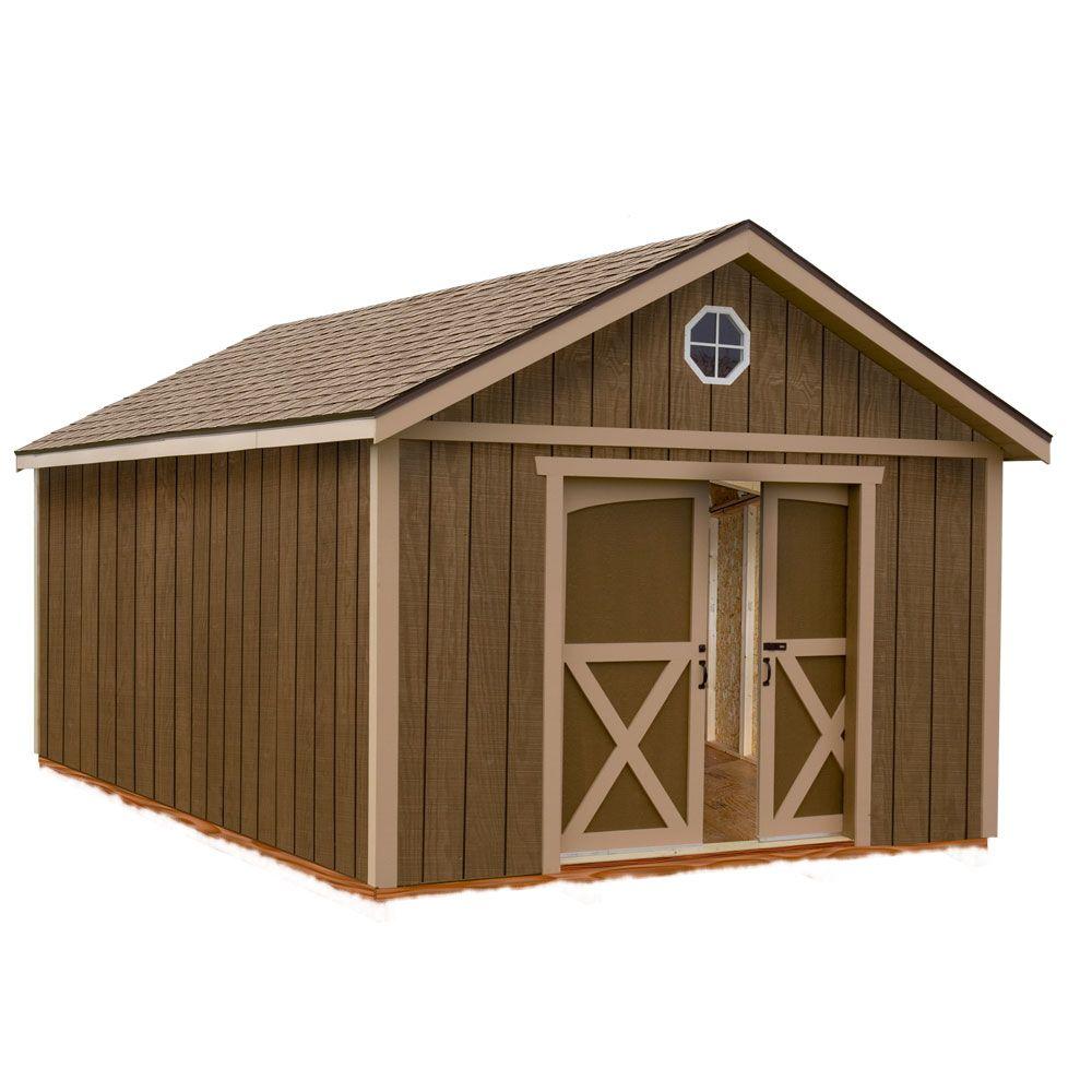 best barns easton 12 ft. x 16 ft. wood storage shed kit