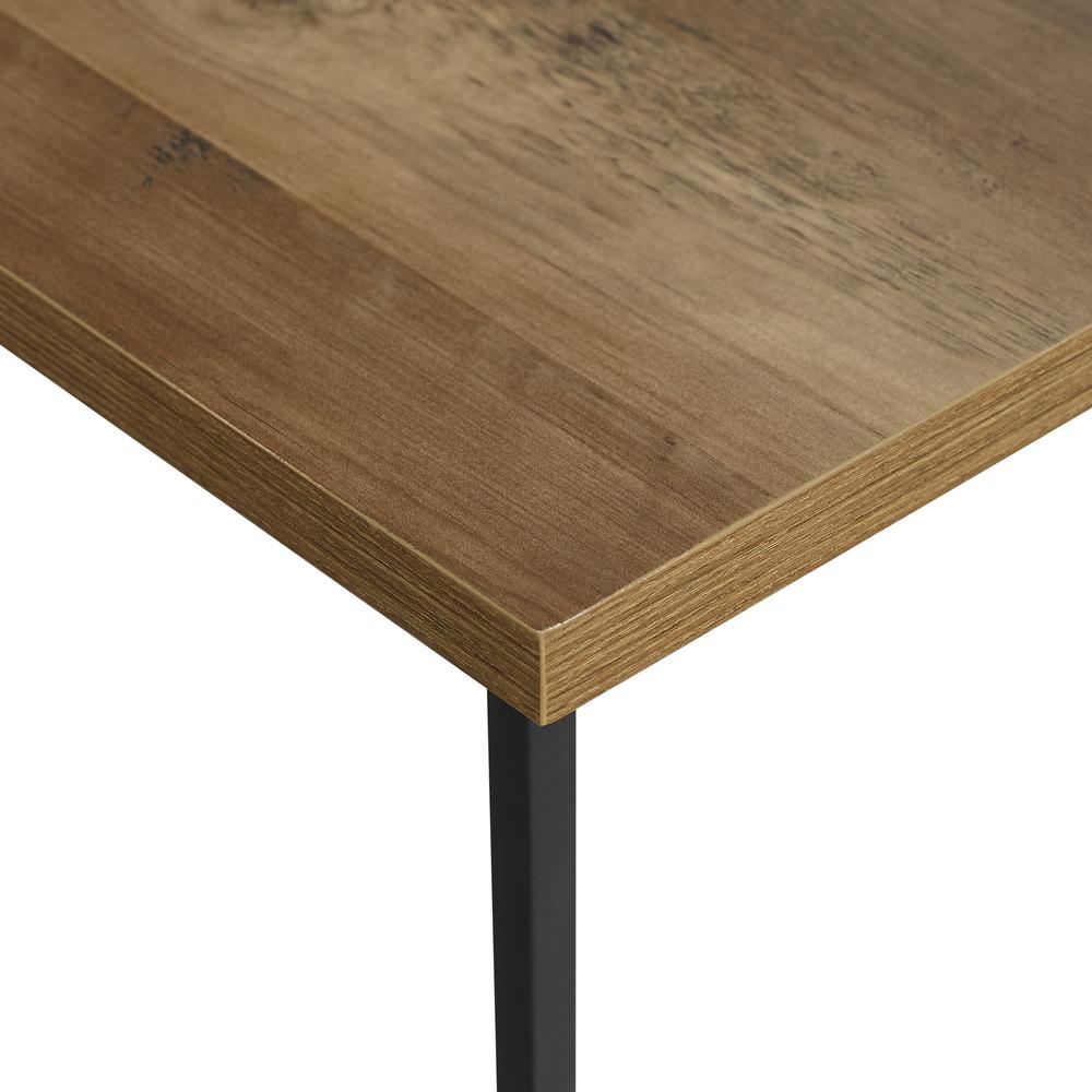 Welwick Designs Reclaimed Barnwood Modern Writing Desk With Slat
