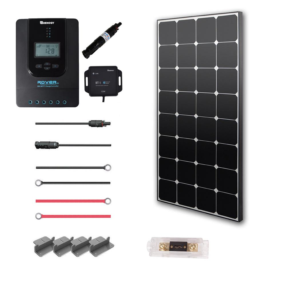 Renogy 100 Watt 12 Volt Eclipse Solar Premium Kit For Off Grid Solar