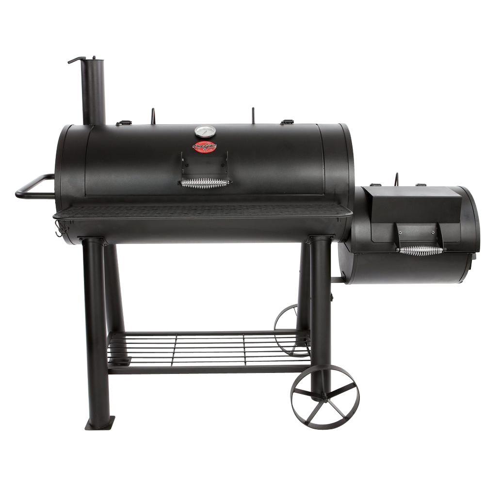 Char-Griller 1091 sq. in. Competition Pro Offset Charcoal or Wood ...