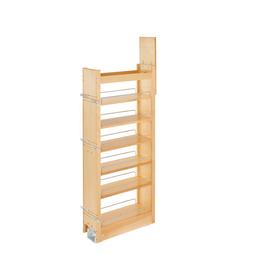 Rev A Shelf 43 375 In H X 8 In W X 22 In D Pull Out Wood Tall