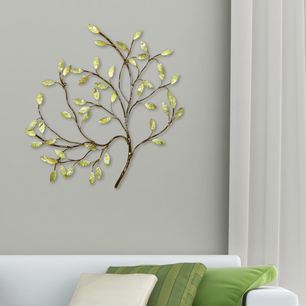 Oil Rubbed Bronze And Green Tree Metal Work Wall Decor 2159 The Oil Rubbed Bronze And Green Tree Metal Work Wall Decor