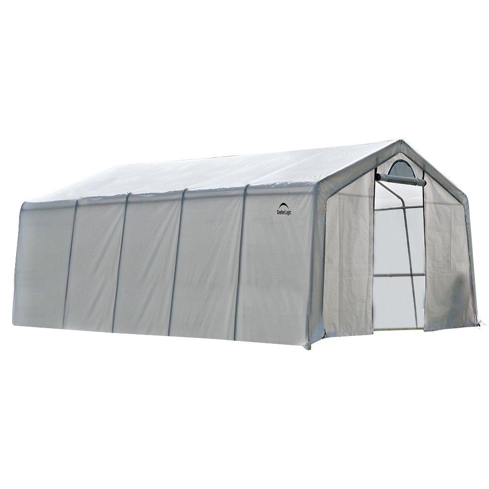 Weatherguard 8 ft. x 12 ft. x 20 ft. Round Top Commercial GreenhouseIS