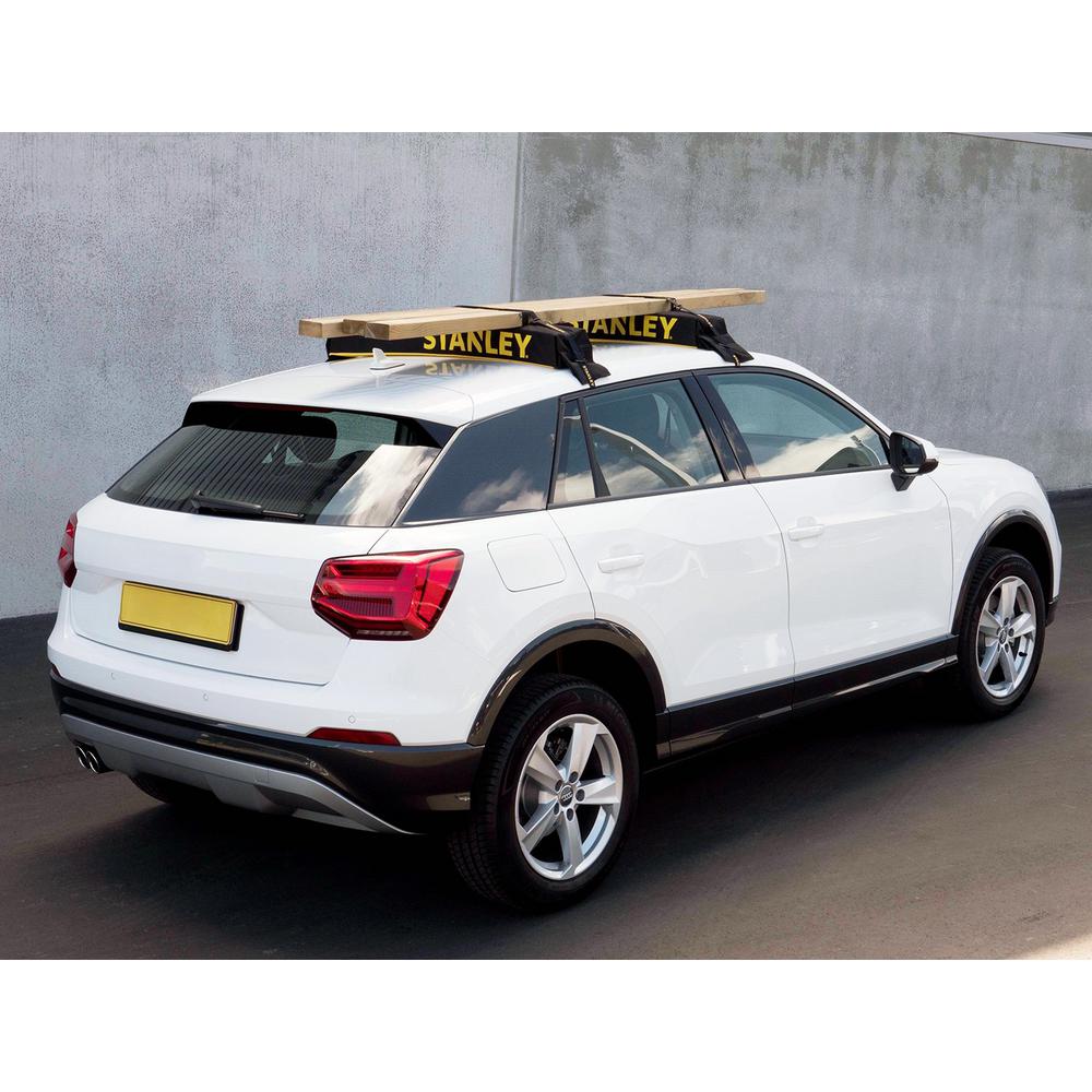Stanley Universal Car Roof Rack Pad /& Luggage Carrier System Anti Vibration Great for Transporting Kayak SUP Surfboard Lumber /& Other Long Items Includes 2 Heavy Duty Tie Down Straps