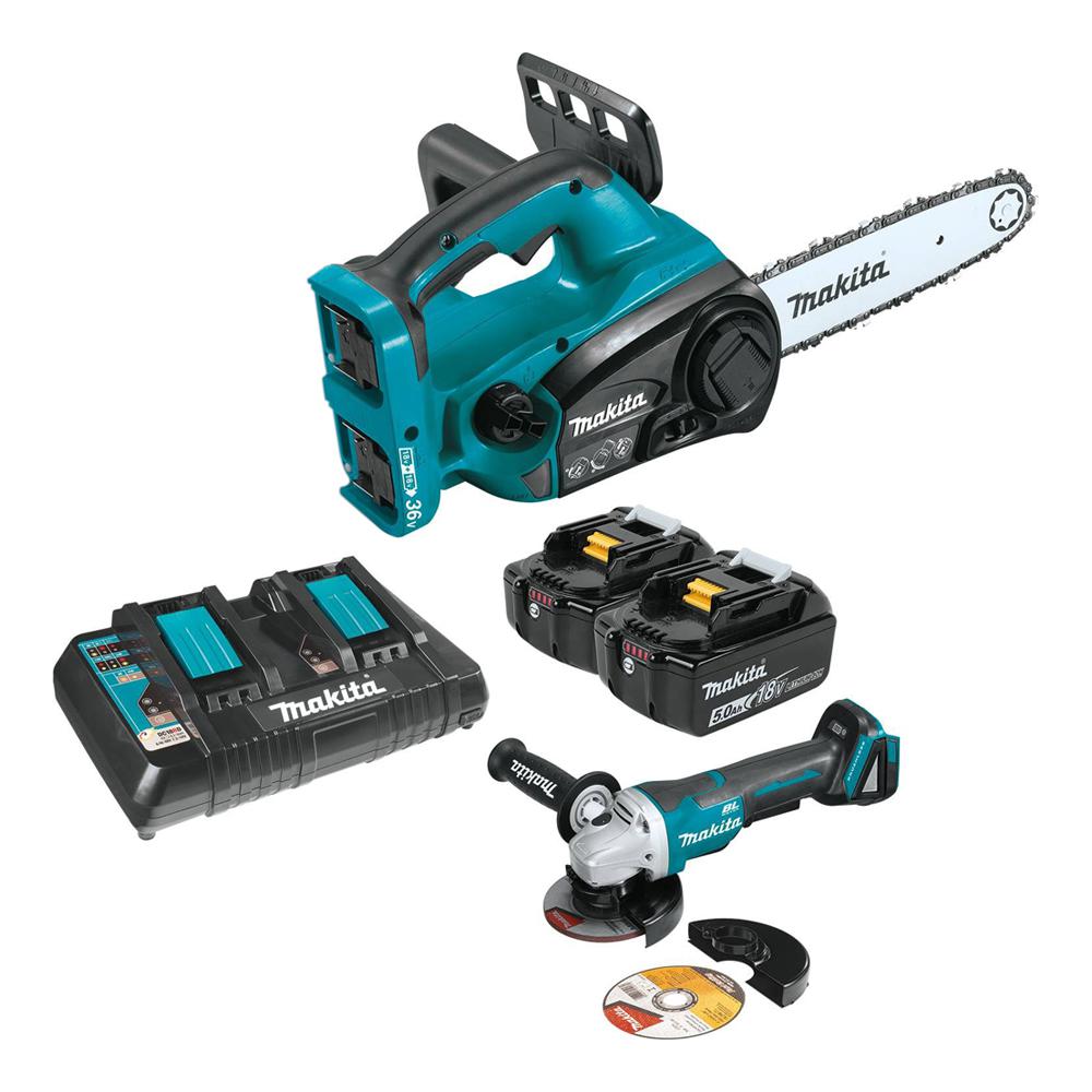 Makita 12 inch 18-Volt X2 (36-Volt) LXT Lithium-Ion Cordless Chainsaw Kit and... by Makita