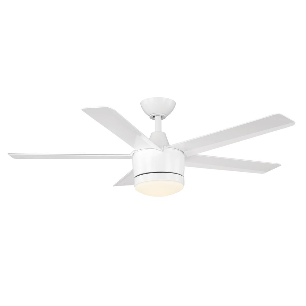 Home Decorators Collection Merwry 48 in. Integrated LED Indoor White