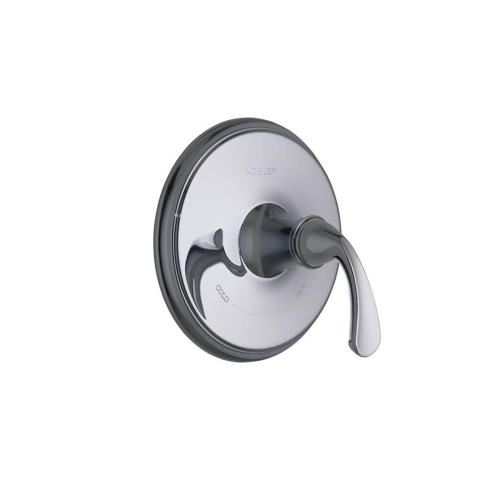 KOHLER Forte 1Handle Thermostatic Valve Trim Kit in Polished Chrome