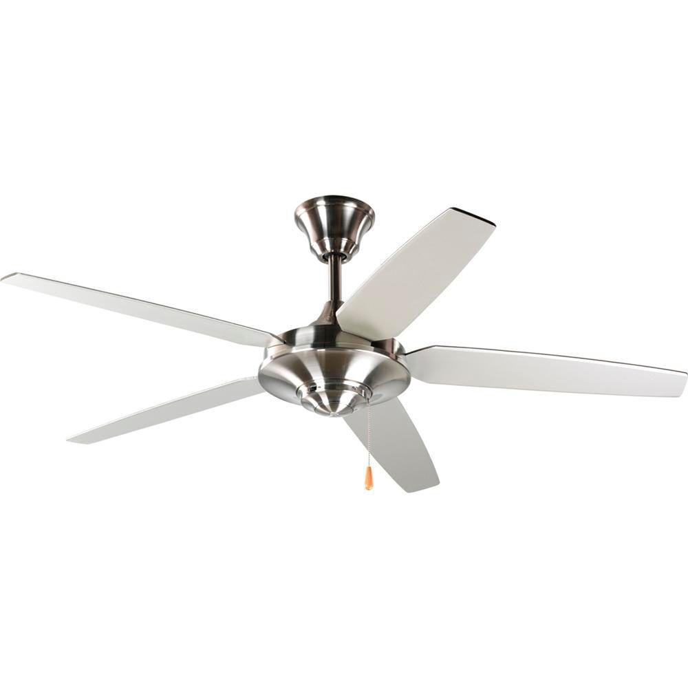 Airpro Signature 54 In Indoor Brushed Nickel Modern Ceiling Fan