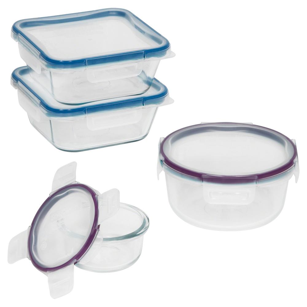 Snapware Total Solutions 8 Piece Glass Storage Set 1109330