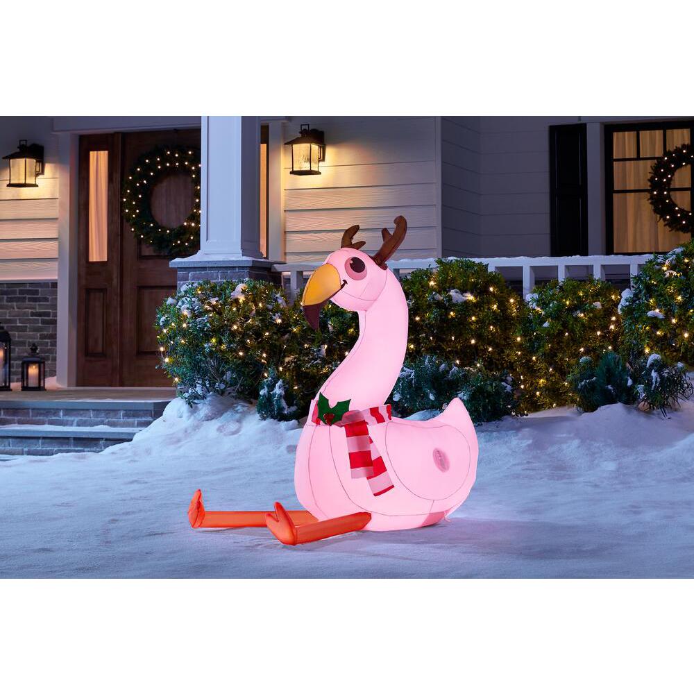 Christmas Inflatables Outdoor Christmas Decorations The Home Depot