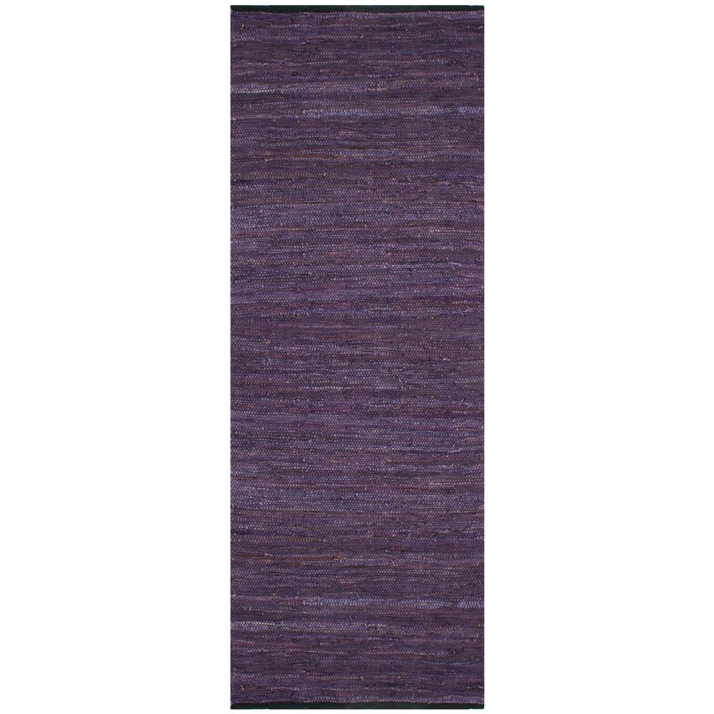 UPC 692789915134 product image for Leather Matador Purple 2 ft. 6 in. x 12 ft. Runner, Purple Leather | upcitemdb.com