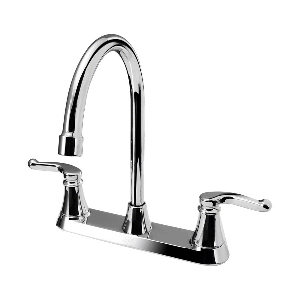 MR Direct 2Handle Standard Kitchen Faucet in Chrome 7142C The Home Depot