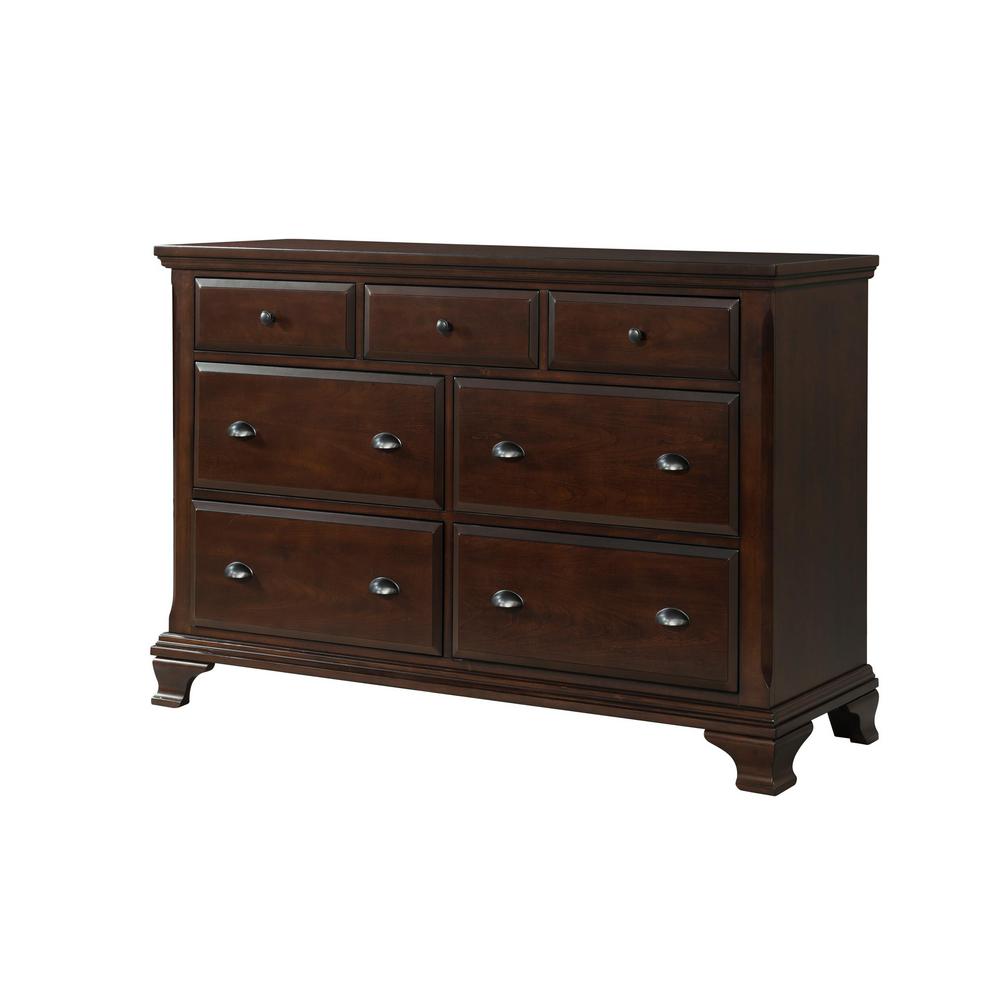 Wood Cherry Dressers Bedroom Furniture The Home Depot