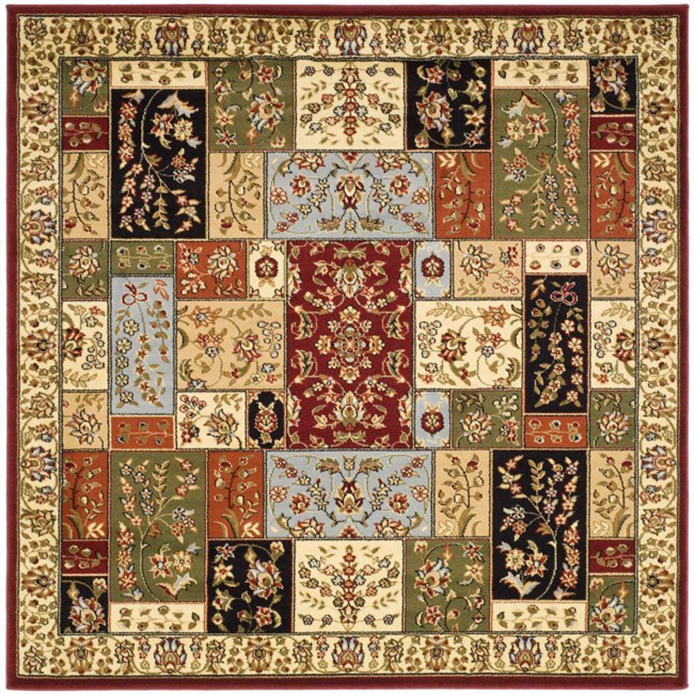 Safavieh Lyndhurst Multi Ivory 8 Ft X Square Area Rug Safavieh Lyndhurst Multi Ivory 8 Ft X Square Area Rug