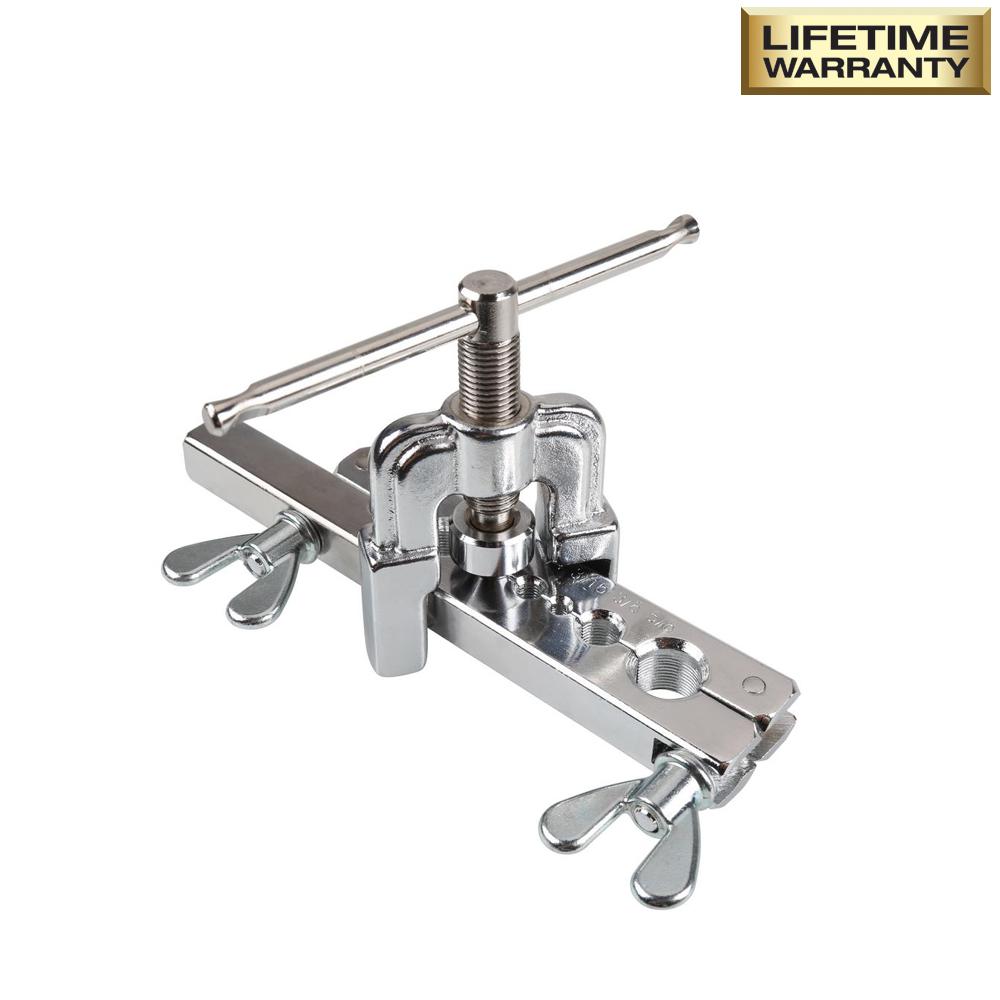 Bending Forming Plumbing Tools The Home Depot 2 Piece 45 Degree Flaring Tool Set