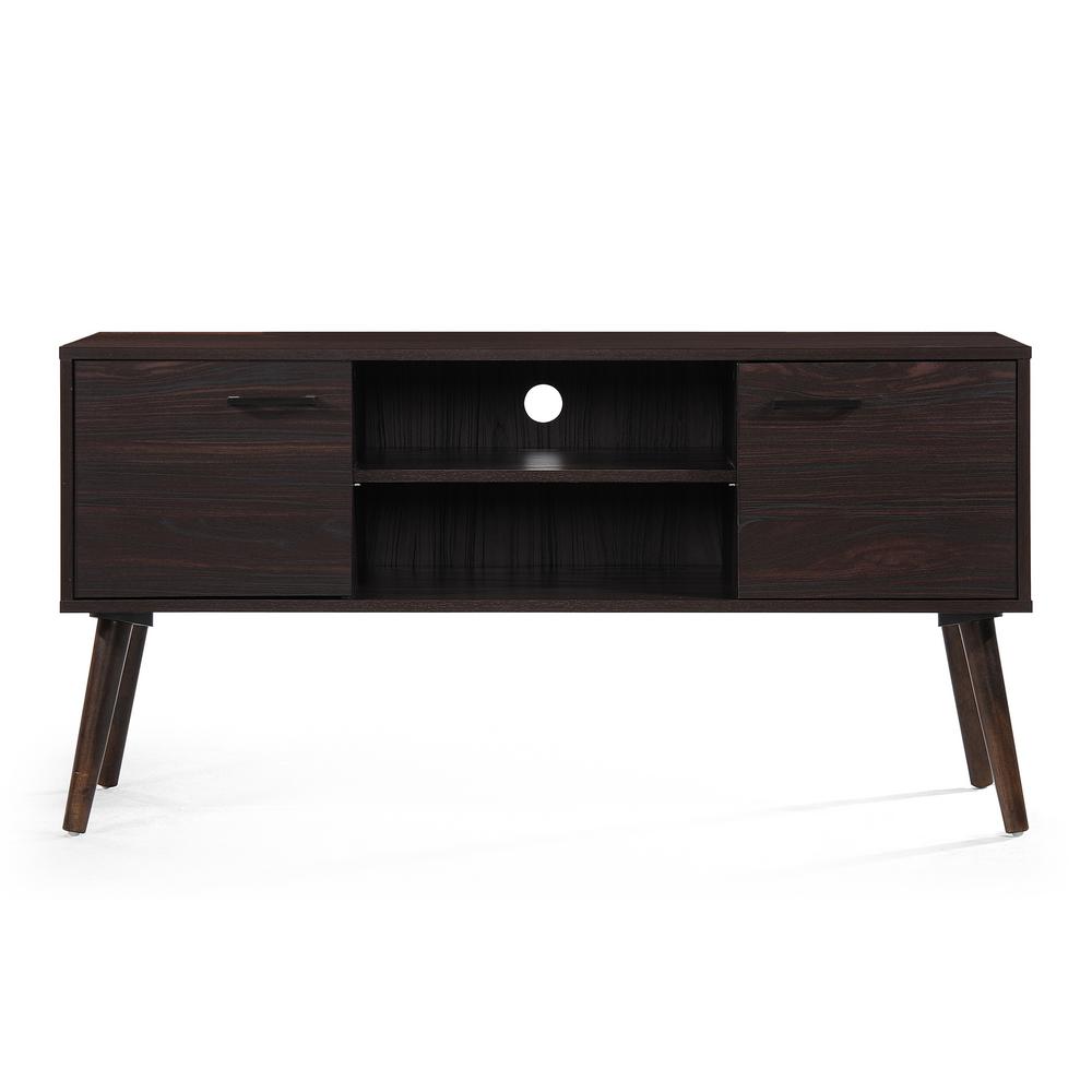 Baxton Studio Armani White And Medium Brown Wood Finished Baxton Studio Armani White And Medium Brown Wood Finished