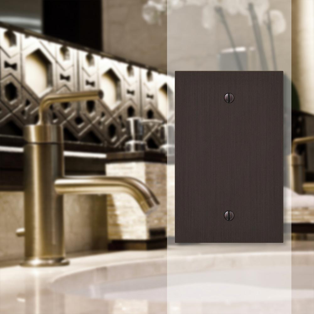 Bronze Blank Wall Plates Wall Plates The Home Depot