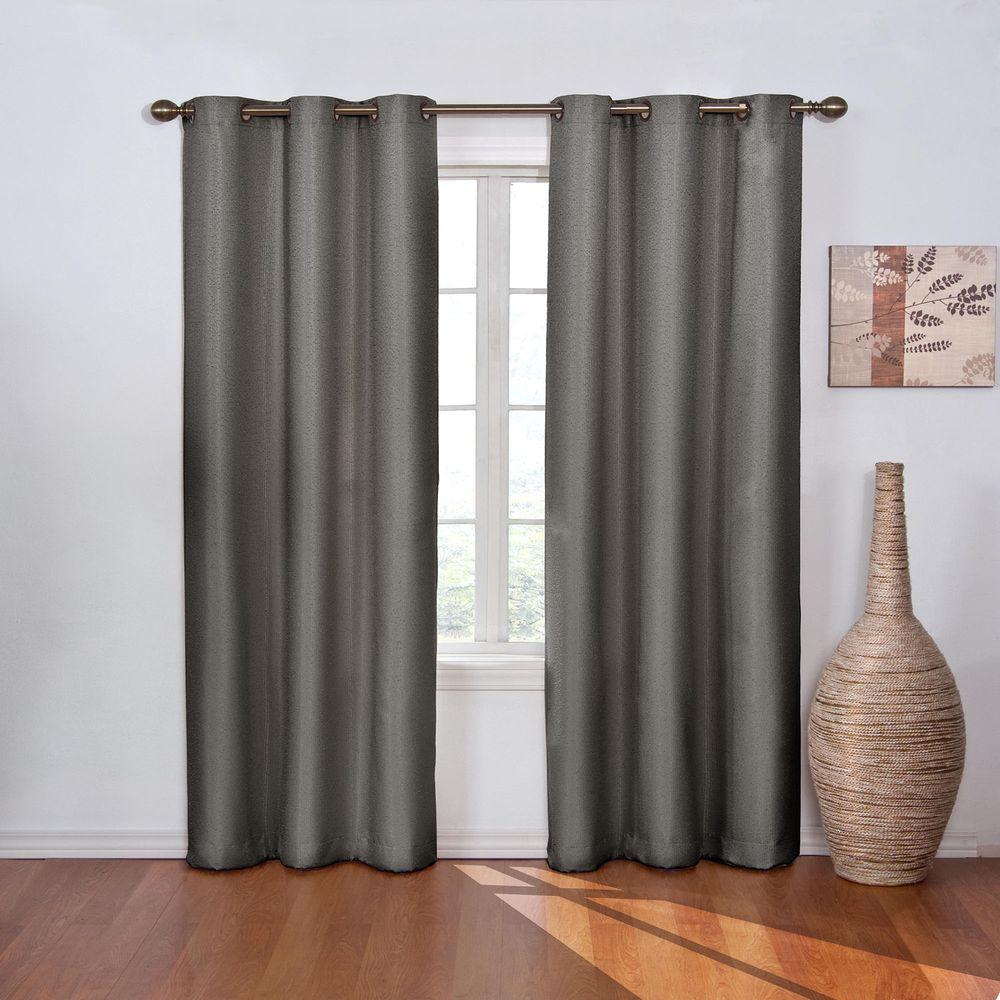 Eclipse Blackout Curtains Thermal Curtain Single Panel 42 X 63 84 95 Inch Blinds Garden Curtains Tipidkorpolri Home Garden