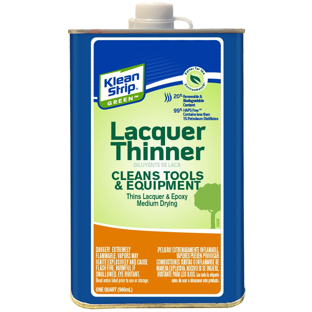 KleanStrip 1 qt. Green Lacquer ThinnerQKGL75009 The Home Depot