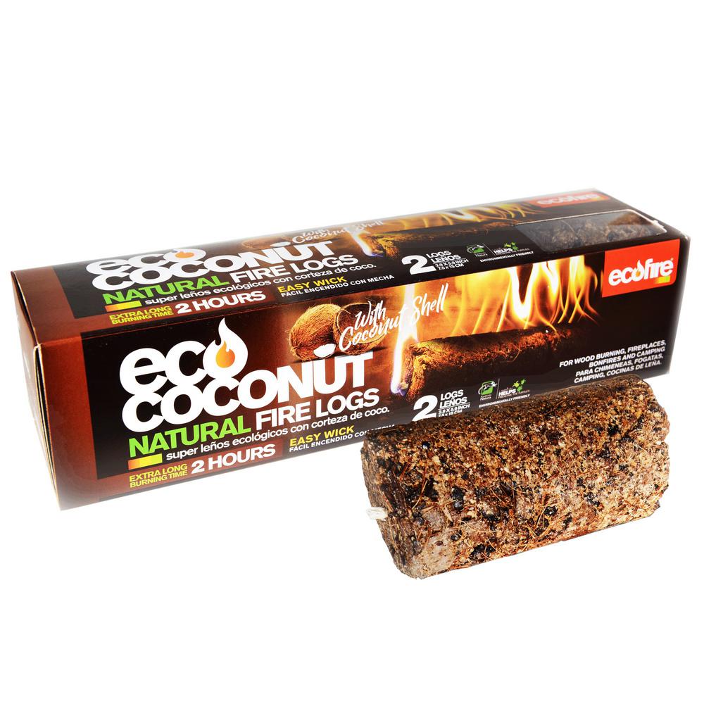 ecofire Ecofire Eco Coconut Super Fire Log 2Hour Burn Time (3Pack