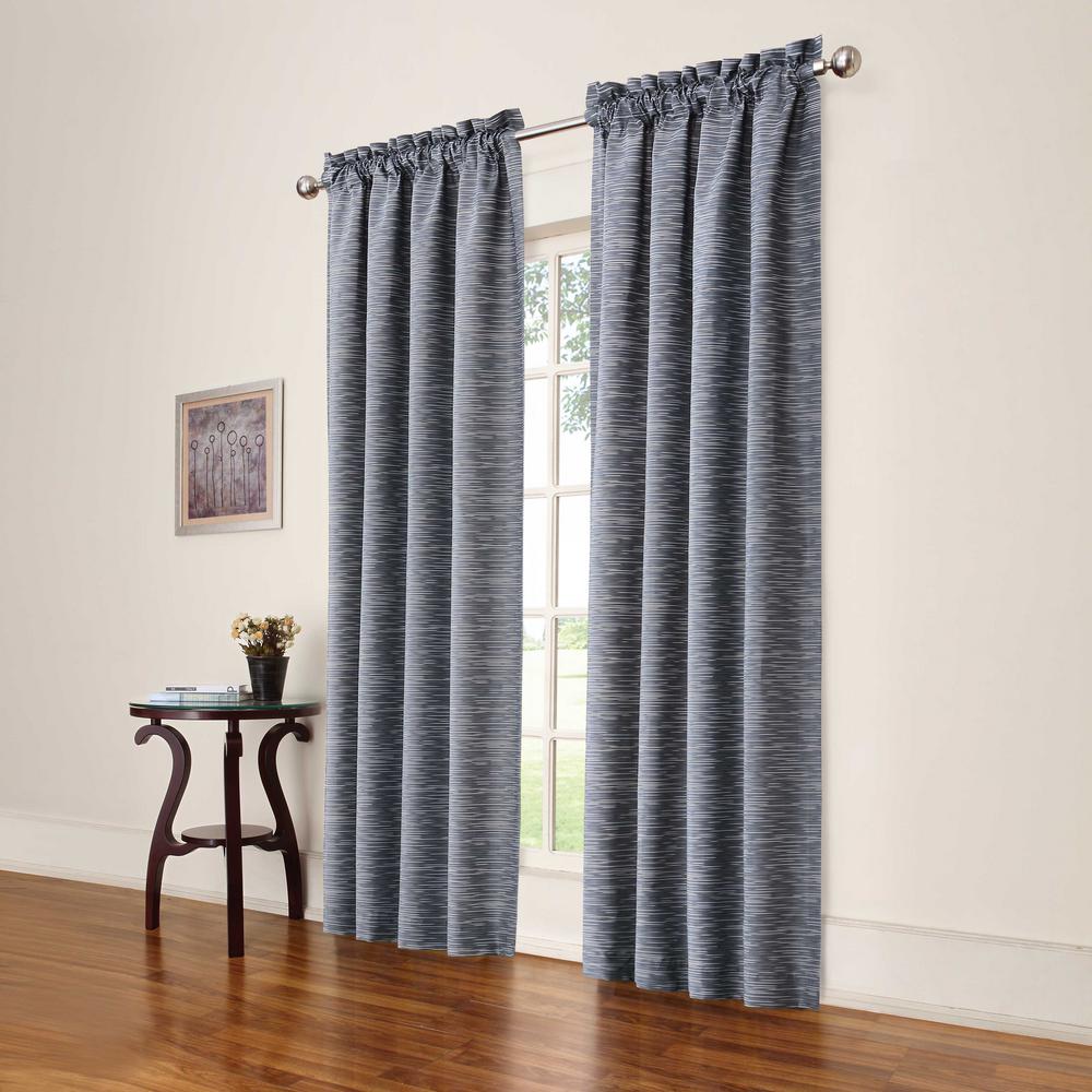 52x84 2 Panels Sundown By Eclipse Room Darkening Curtains Maroon
