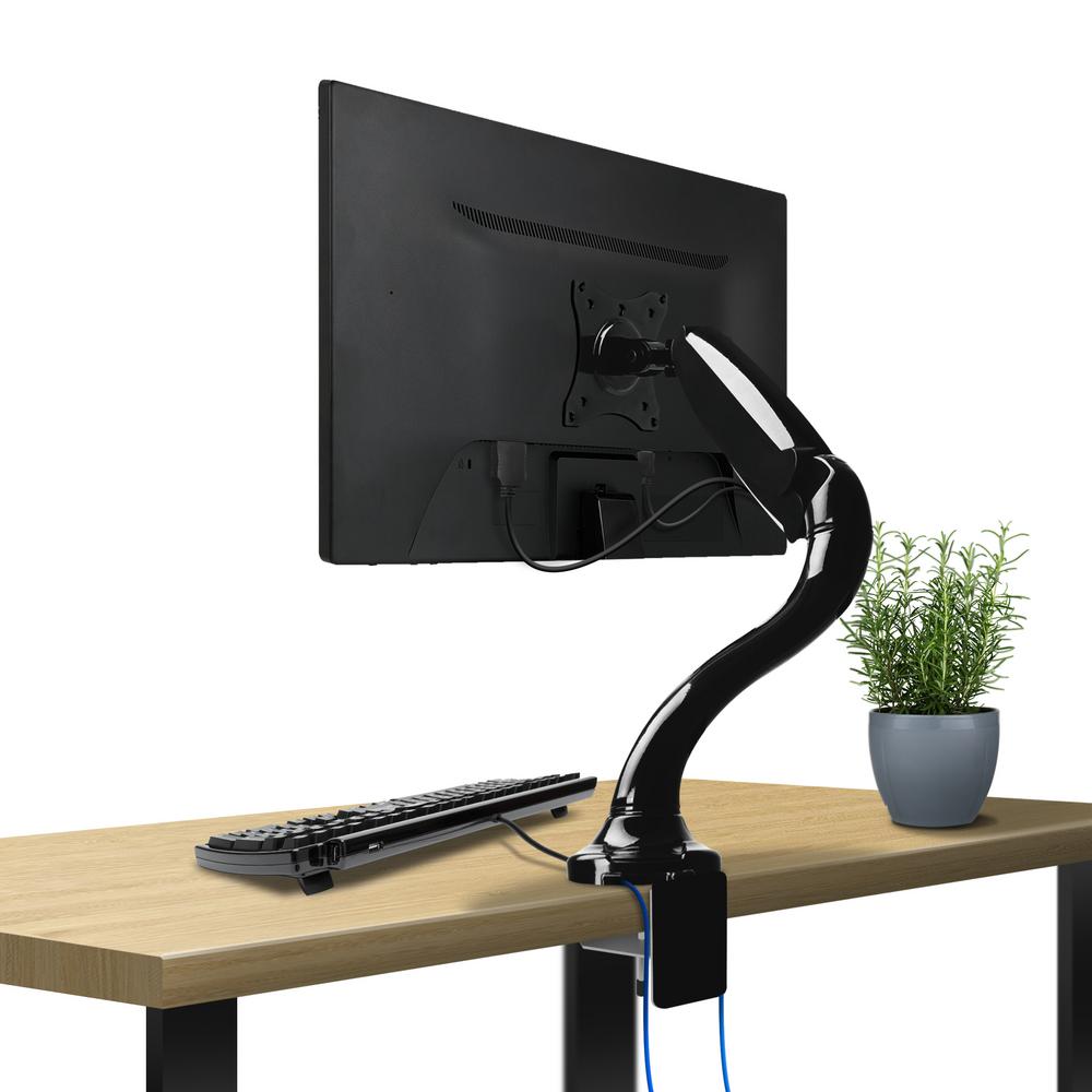 Monster Mounts Single Arm Monitor Mount For 13 In 27 In