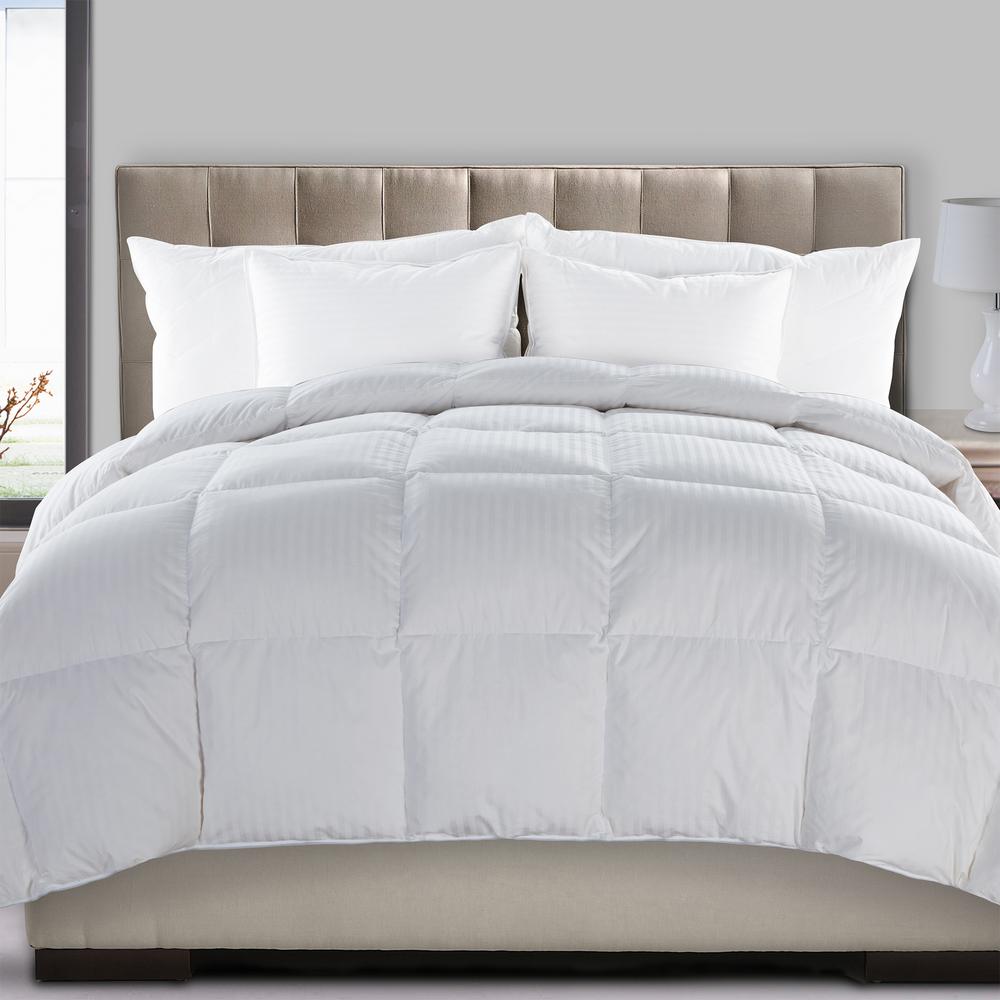 Downhome Medium Warmth White Full Queen Down Comforter C302 300